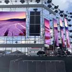 P2.976 Rental LED Display Wall Die Cast Aluminum Cabinet Outdoor