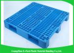 Euro Type Heavy Duty Plastic Pallets Single Face For Food Industry Warehouse