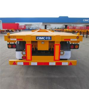 Wholesale Port transport CIMC 3 Axle 40ft 12M Skeletal Container Trailer from china suppliers