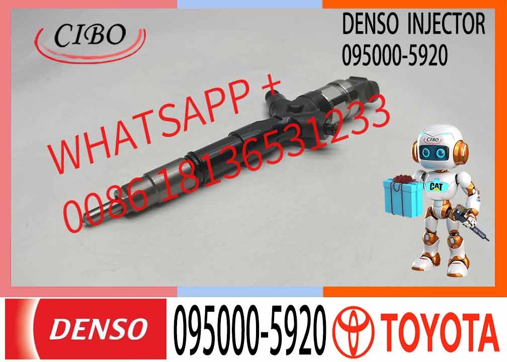 Common Rail Fuel Injector 095000-5920 23670-09070 for Toyota Hilux 1KD 3.0 for Denso