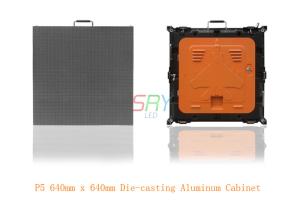 Wholesale Popular Orange Color Led Display Cabinet 640mm X 640mm Lightweight from china suppliers
