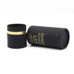 Cylinder Kraft Cardboard Tube Gift Box , Round Kraft Paper Tube With Embossing