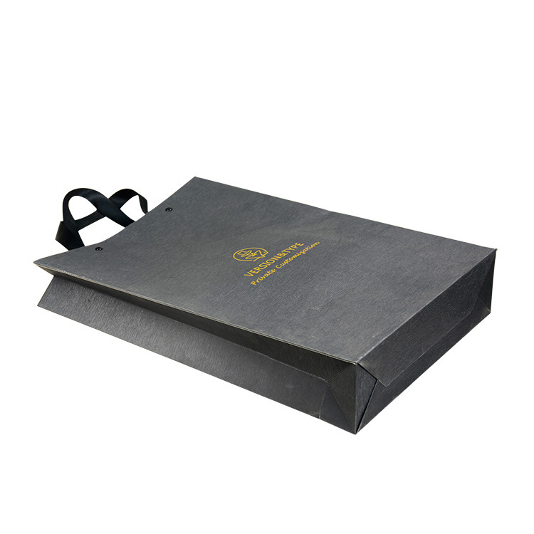 250Gsm Paper Bag Printing , 280mmx80mmx400mm Handle Shopping Bag