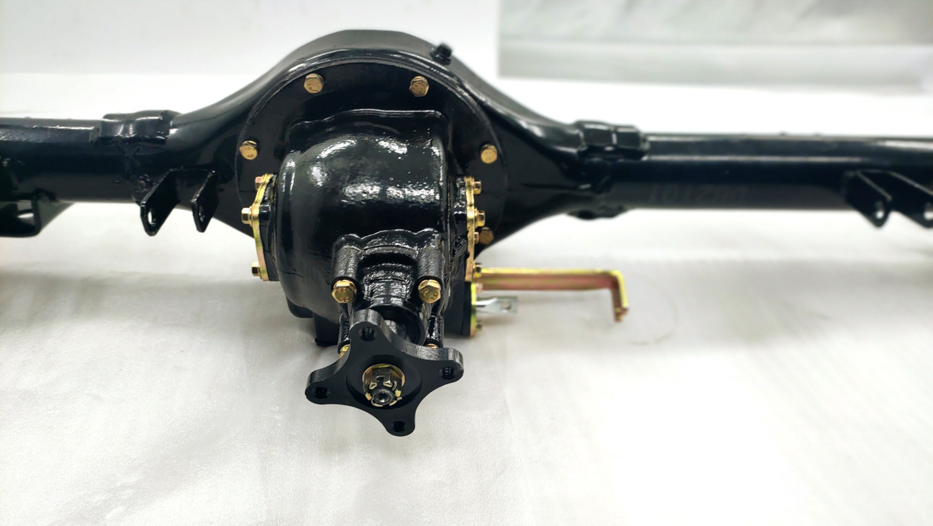 Full Floating 5th Afterburner Booster King Rear Axle Assembly for Heavy Tricycle Truck