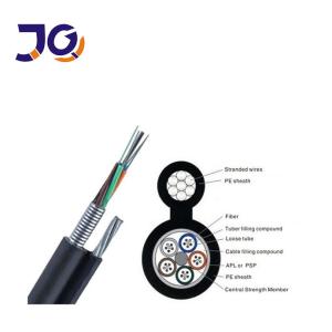 Wholesale GYTC8S Figure 8 Fiber Optic Cable 24 48 72 96 Core Optical Fiber Cable Armored Optic Cable from china suppliers