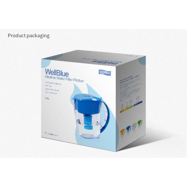Portable Alkaline Mineral Water Pitcher BPA Free With CE / FDA / ROHS Approval