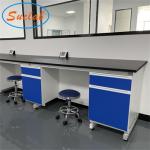 High Quality Steel Wood Lab Bench Hospital Laboratory Benches And Cabinets