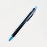 School Stationery Simple Aluminum Press Type Ballpoint Pen Spray Painting Logo