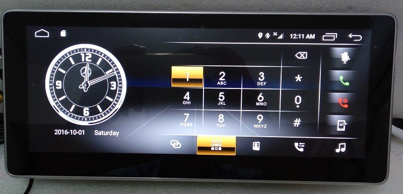 Ouchuangbo car gps navi stereo radio android 7.1 for Benz C Class W204 C200 C220 support 4*45 Watts BT USB SWC