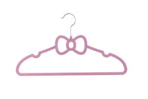 Wholesale Contoured Shoulder Anti Slip Hanger , Pink Velvet Coat Hangers from china suppliers