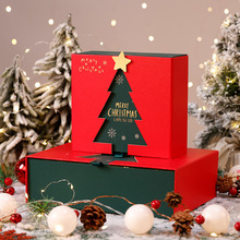Custom Luxury Rectangle Chocolate Paper Christmas Present Storage with Logo
