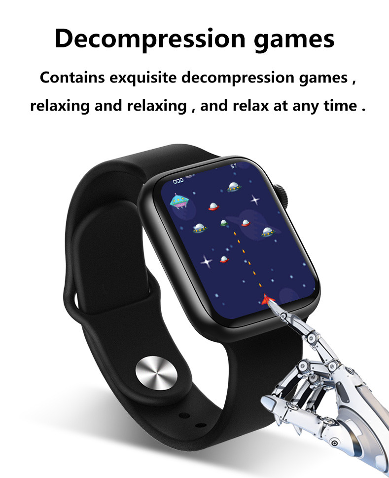 Game Smart Watches New Arrivals 2019 2021 T500+ Plus Smart Watch Time Weather Forecast I Watch Series 6 Smartwatch T500+