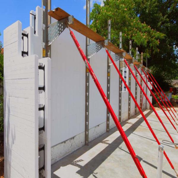 ICF Braces 2mm Thickness Steel Bracing For ICF Walls Customized Color