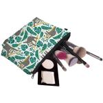 Girls Zipper Closure Polyester Cosmetic Bag For Travel
