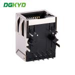 Dual color lamp horizontal network port KRJ-301EGOGOENL Gigabit RJ45 communicati