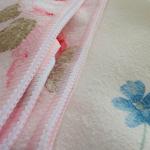 Flower printed tea 100% polyester towel