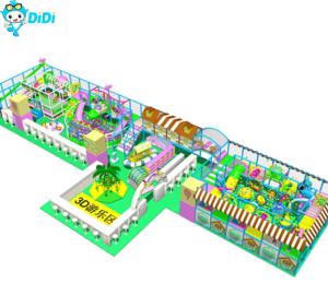 China Popular  Commercial Jungle Theme Soft Play Equipment Customizable Adventure Parks on sale