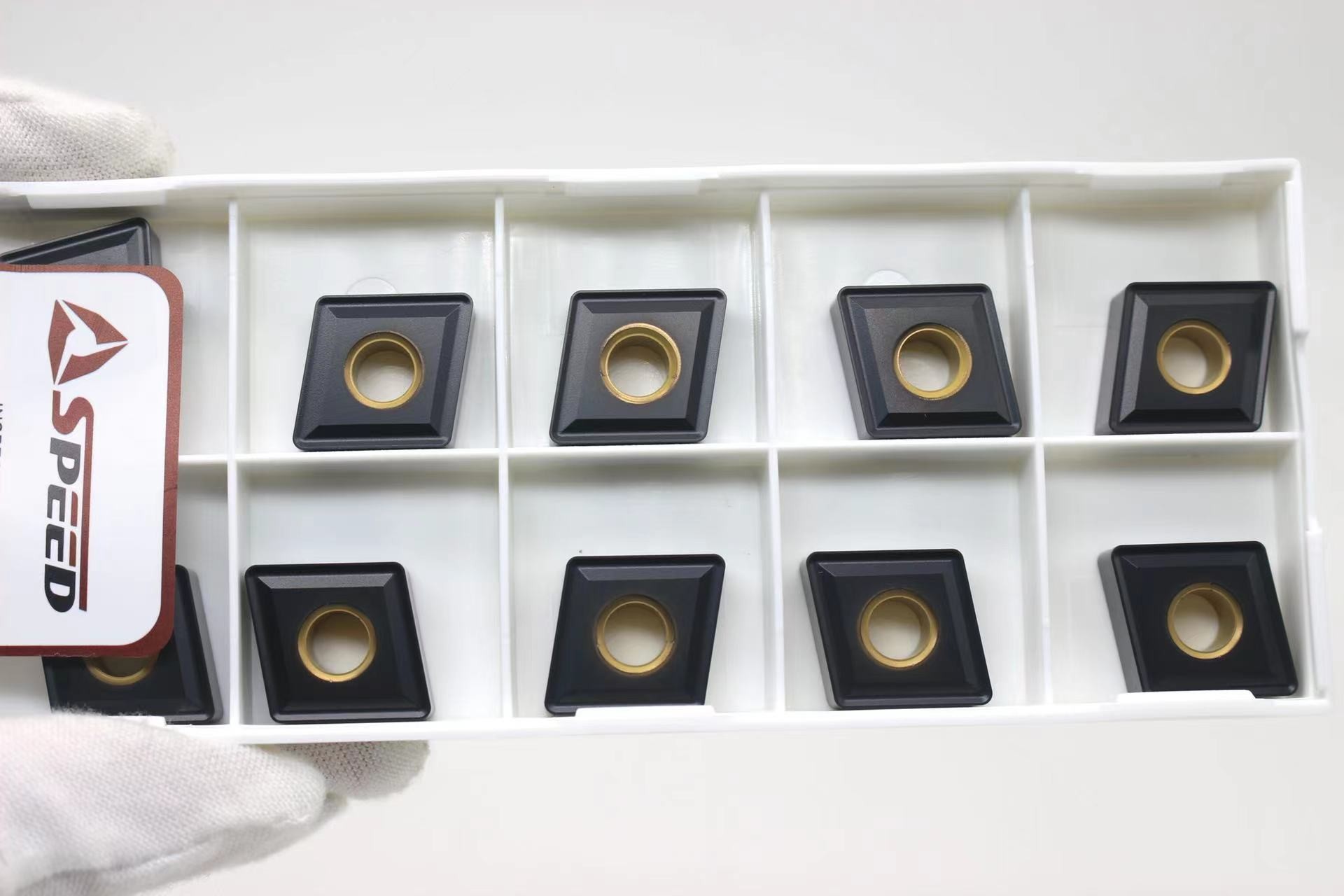 Turning CNC Tungsten Carbide Insert For Cast Iron CNMG120408 Cutting Method