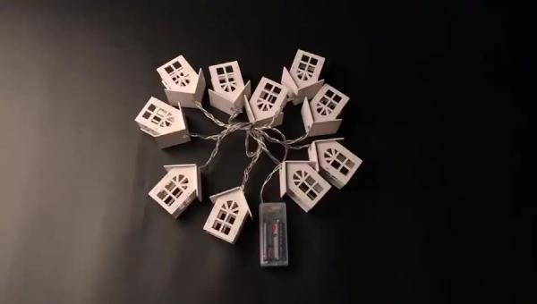 Christmas String Lights 10 LED Fairy Lights Battery Operated Waterproof for Xmas