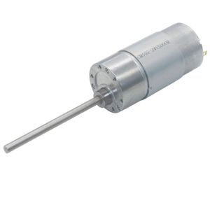 China JGB37-555 75.5mm Long Shaft Micro DC Gear Motors High Torque on sale