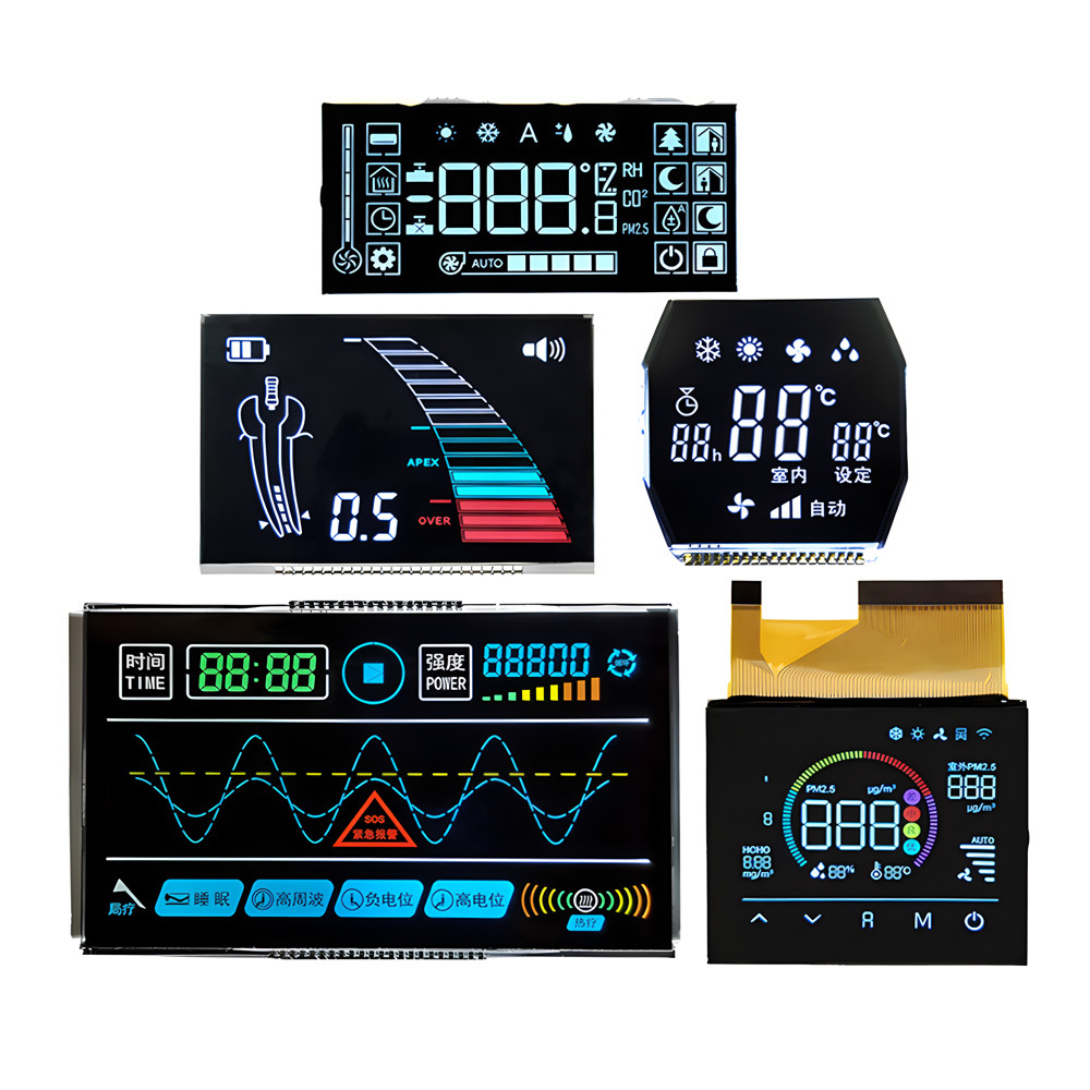 Custom LCD Display TN/HTN/STN/FSTN/VA Monochrome Segment Character Graphic COG Dot Matix LCD Screen