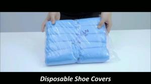 Wholesale S&amp;J Medical staff isolation Shoe Cover Laminated Nonslip pp Disposable Nonwoven Waterproof Medical shoe cover from china suppliers