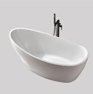 Wholesale Floor Mounted Oval Soaking Whirlpool Acrylic Free Standing Bathtubs For Hotels from china suppliers