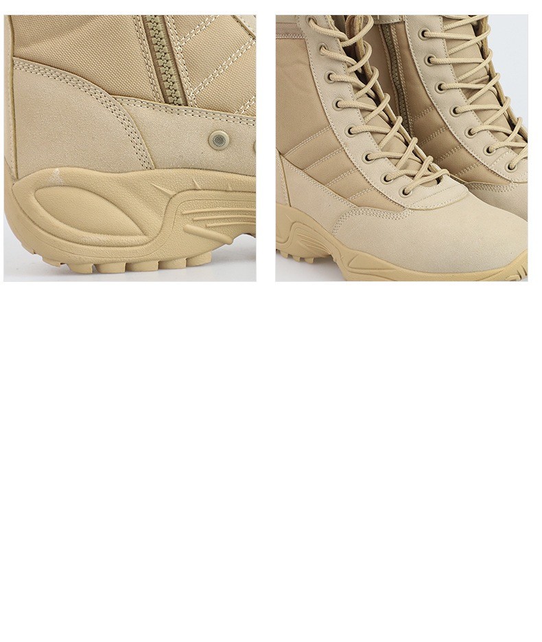 Men's And Women's Outdoor High-top Desert Boots Non-slip Water Hiking Shoes Casual Outdoor Breathable Hiking Boots