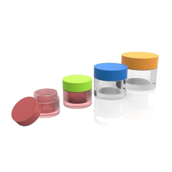 AS Materials Round Shape Empty Plastic Jar for Nail Polish UV Gel 10g 20g 30g