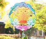Owl Nordic Style Stainless Steel Rotating Wind Spinner Thickness 0.5mm