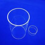 Transparent Heat Resistant Silica Quartz Glass Tube Large Diameter Morse 6.5