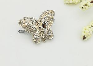 Wholesale Butterfly Plastic Shoe Buckles Exquisite Elegant Environmental Plated from china suppliers
