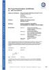 Xiamen Comwinning Imp.&Exp.Co.,Ltd Certifications