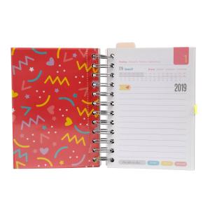 Wholesale 100GSM Spiral Paper Notebook Bound Grid Gold Foil Stamping 200 Pages 80Gram from china suppliers