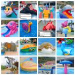 Modern Kids Water Park Equipment Fiberglass Monkey Water Slide