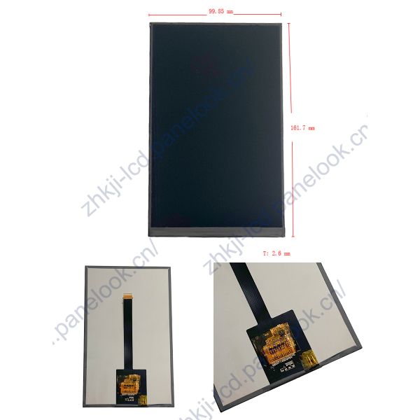 7 Inch Custom LCD Screen 800x1280 HD TFT LCD Display IPS MIPI Interface 400nits Brightness Wide Temperature Optional