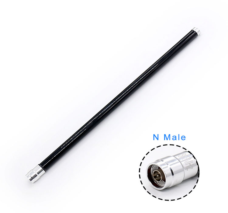 Fiberglass High Gain Omnidirectional Antenna 868MHz With N Male Connector