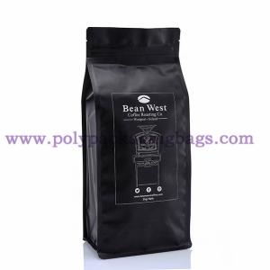 Wholesale Matt Black 250g 1kg 12oz Aluminum Foil Bag With Valve from china suppliers