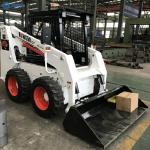0.4m3 Bucket 2700*1469*2007mm 0.8 Ton Hydraulic Skid Steer Loader