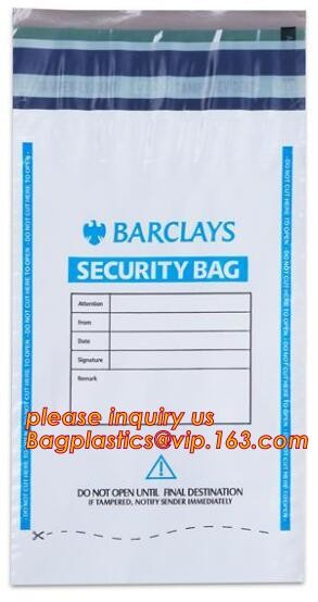 security deposit bags bank deposit bags cash deposit bags, general bank plastic deposit bags supply, Coin and Bank Note