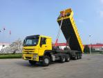 Fuwa/BPW 3 Axles 40-80 Ton Side Tipper Truck 45 Cubic Meter Heavy Duty Dump