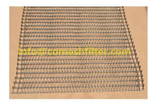 Wholesale 304 316 Stainless Steel Balanced Weave Spiral Cooler Frozen Conveyor Belt for oven baking drying freezer from china suppliers