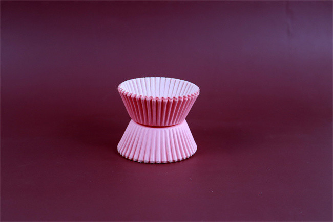 Pink Cupcake Liners in Standard Size Swedish Paper Baking Cups OEM Service Accepted