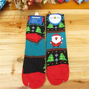 Wholesale Lovely cartoon christmas patterned design cozy cotton manufacturer socks for women from china suppliers