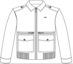 Dark Brown Mens Polyurethane Jacket , Fashion PU Leather Coat DOCO1716
