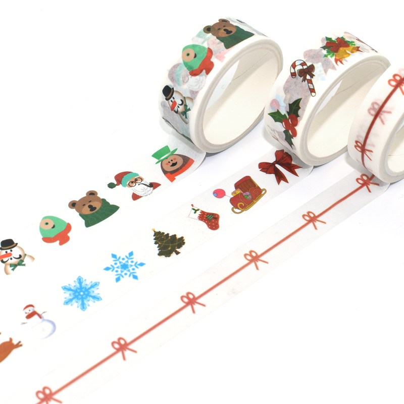 Custom Self Adhesive Masking Paper Patterned Masking Washi Tape