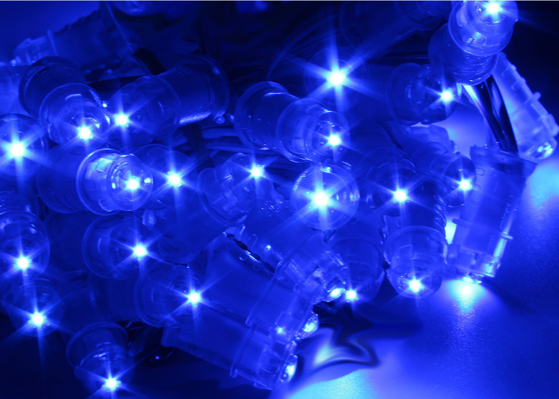 Promotion DC05V Waterproof Blue Point Led Light 9mm Pixel Led IP67 OEM ODM