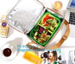 Custom Eco friendly tyvek Lunch bag Insulated Cooler bag,tyvek kraft paper