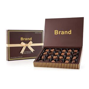 Wholesale Luxury Chocolate Candy CMYK pantone Gift Packaging Box With Ribbon from china suppliers