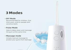 Wholesale Adjustable Mouth Diy Water Flosser Cordless IPX7 10 - 140 PSI from china suppliers